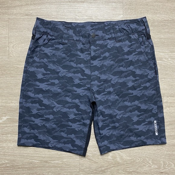Carhartt Other - Carhartt LWD Relaxed Fit Camo Shorts Men's 34 Gray Black Stretch Nylon BS5803-M